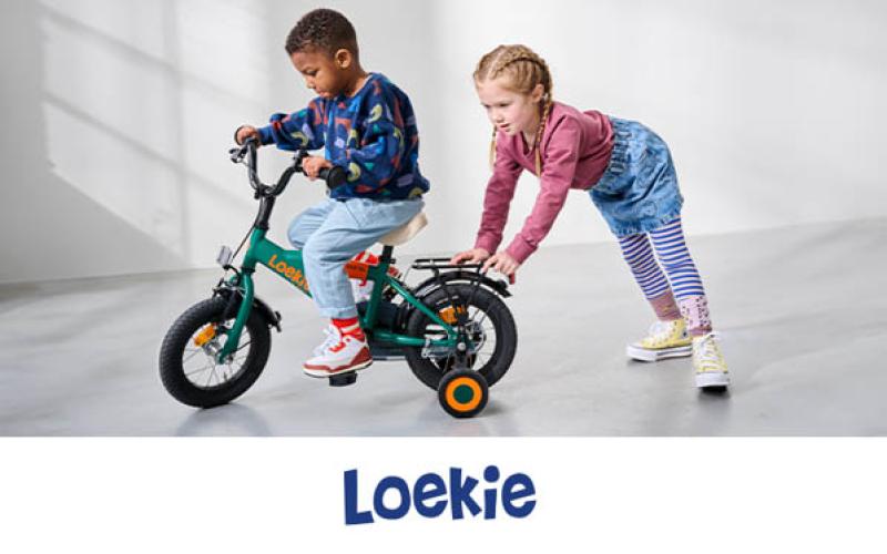 <p>Loekie is al ruim 30 jaar het A-merk voor kinderfietsen van 12,5 tot en met 22 inch, voor kinderen van 3 t/m 9 jaar. Misschien heb je zelf ook wel leren fietsen op een Loekie kinderfiets!</p>
