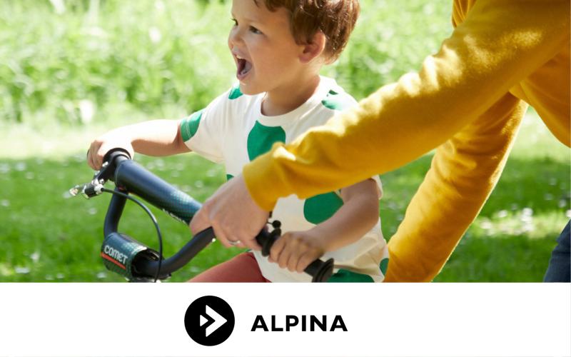 <p>Voor een kind is een nieuwe fiets iets magisch. Wij van Alpina maken kinderfietsen voor alle kinderen in de leeftijd van 2 tot 12 jaar. Mooie kinderfietsen, waar kinderen van dromen. En van de allerbeste kwaliteit. Zodat ze allemaal dat magische gevoel kunnen</p>
